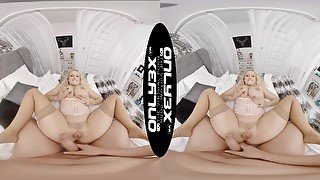 Big tits blonde Angel Wicky heavenly sex in VR