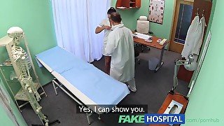 Naughty Nurse Anna Rose gets a thorough rubdown from the Doctor George Uhl