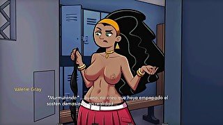 ESPIANDO LAS ENORMES TETAS DE VALERIA - AMITY PARK - CAP 25