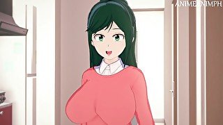 MY HERO ACADEMIA DEKU MOM INKO MIDORIYA HENTAI 3D UNCENSORED