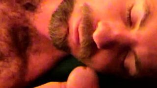 Hairy straight redneck gets facial treatment