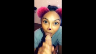 Gorgeous Asian Snapchat blowjob - You gotta hear the voice :)