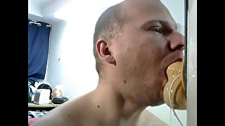 gay dildo deepthroat throatpie