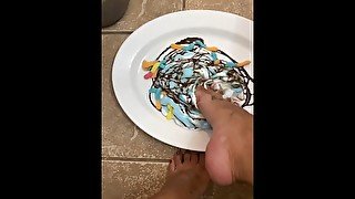 Squishy, gummy yummy cream feet