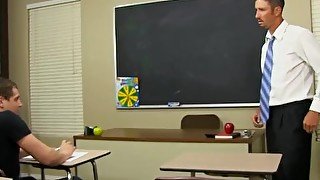 Seductive twink Max Martin fucked by teacher before facial