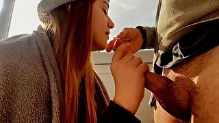 Real home sex tape 18 yo girlfriend smokes marijuana and sucks dick