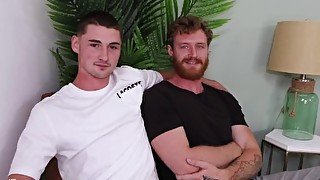 Jordan Makes Hairy Hunk Sage Scream In His Bottoming Debut!