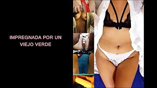 PORNO PARA INVIDENTES  IMPREGNADA POR UN VIEJO VERDE