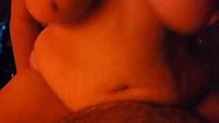 Chubby wife rides husband(pov)