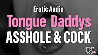 Tongue Step-Daddys Asshole & Cock