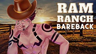 Bareback Gay Sex at the Ram Ranch  NSFW ASMR and Male Moaning Audio Roleplay