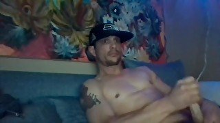 VGL Man Jacking Off & Busting A Nut