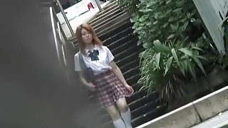 Glorious oriental schoolgirl encounters very wild sharking experience