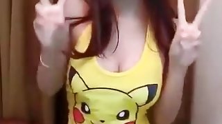 Sexy Pikachu girl dancing