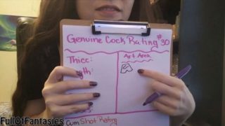 Genuine Cock Rating #30 & Cumshot Rating  Silliness Lvl 1 ♥ FullOfFantasies