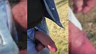 outdoor with bound dick hanging out (slavewalk)