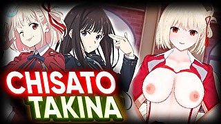 Chisato x Takina Lyrcoris Recoil リコリス・リコイル Hentai JOI  Gamer Girl Anime Cute Waifus R34 Rule34 SEX