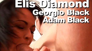 Elis Diamond & Georgio Black & Adam Black bisexual suck fuck anal cumshot