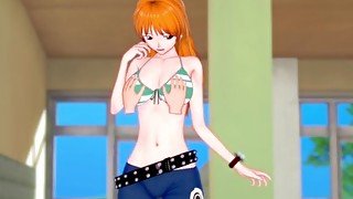 {One Piece} Big Tits Nami gets fucked hard {コイカツ!/3D Hentai}