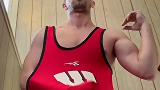 Big Dick Energy wrestler jock webcam for coach @ Onlyfans / JULIANWOLFGANG