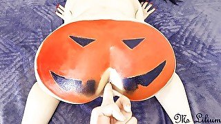 Ms Lilium - Teen GF IS Ready For Halloween - کیرمو تو دهن کدو تنبل دختر ایرانی تو شب هالوین کردم