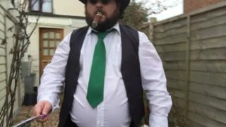 fat UK cigar cowboy clip