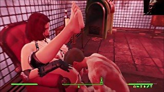 Redhead Orgasm Queen Double Fucked In Bar  Fallout 4 Sex Animation Mods