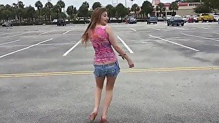 Turned On By Showing Herself In Public