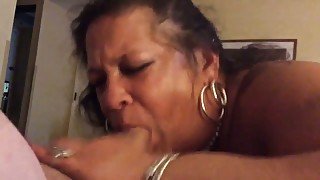 This cock sucking video is amazing and this BBW whore loves sucking dick