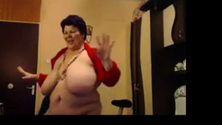 bbw granny dance