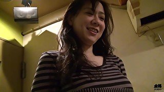 Hairy Japanese wife love hotel karaoke singalong with sex