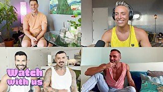 Manuel Skye & Paul Canon in Watch With Us Just Dick League A Gay Xxx Parody - MenNetwork