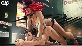 Poisons HUGE Futa Dick Bulging Chun-Li