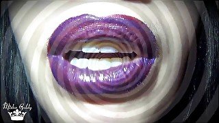 My purple magic lips making you crazy