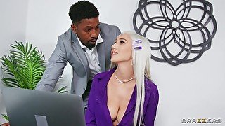 Sexy housewife Kendra Sunderland moans during sex with a black dude