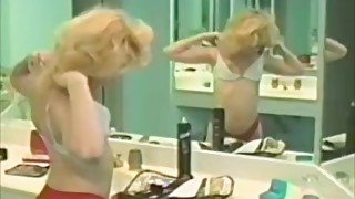 Small Tits Blonde Fucks Herself With A Dildo