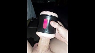 Chase Maverick Uses pocket pussy + ass for the first time, couples Cum together