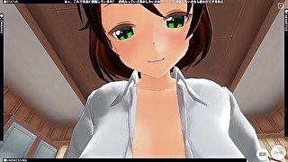 3D HENTAI redhead girlfriend rides your cock dirty talk