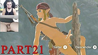 LA LEYENDA DE ZELDA ALIENTO SALVAJE EDICIÓN DESNUDA CÁMARA POLLA GAMEPLAY #21