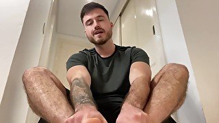 Macrophilia - stepbrother becomes tiny foot slave