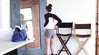 Petite girls are getting gaped out by very thick dongs