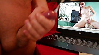 Hot Guy Watching : Sexy Girl during Masturbation Squirt Series #5 2/2