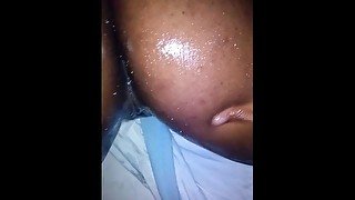 Rubbing Oil On BBW