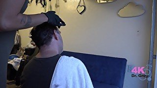 Getting Hair Dyed by a Porn Star