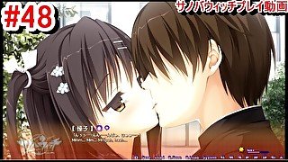 【エロゲー サノバウィッチ(Sabbat of the Witch) プレイ動画48】精一杯の告白。憧子先輩の返事はキス！？(エロゲー実況 Hentai game live video)