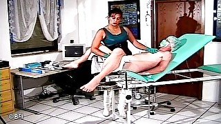 DVD Bizzare examination with pissing and extreme insertion