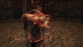 skyrim Two worms fuck Alexstrasza