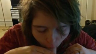 Young Chubby Babe Fucks and Sucks