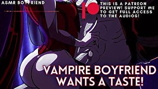 Vampire Boyfriend Wants a Taste! ASMR Boyfriend [M4F]