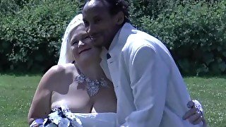 LACEYSTARR - Granny bride fed with cum after BBC pounding